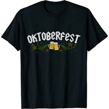 Load image into Gallery viewer, OKTOBERFEST VINTAGE GERMAN TRADITIONAL BAVARIAN BLACK T-Shirt
