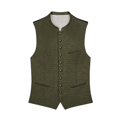 Trachten Olive Green Vest