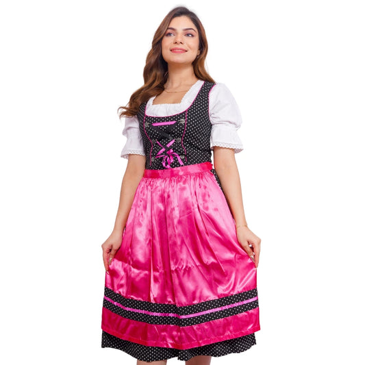 Pink German Dirndl Dress