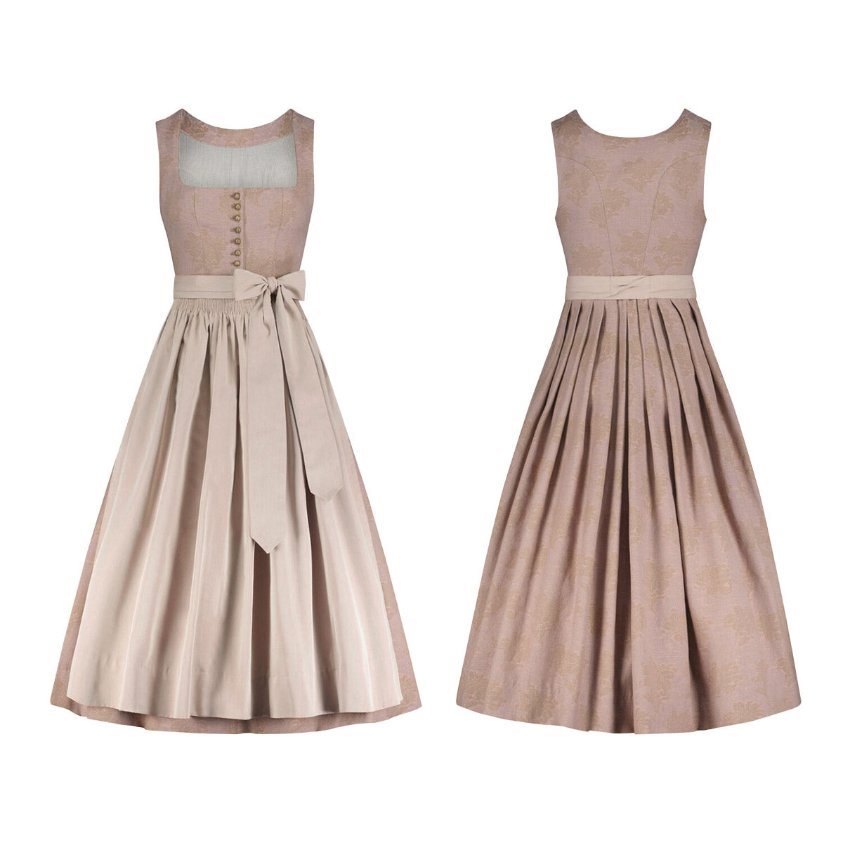 Pinkish Gray Dirndl