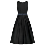 Premium Black Blue Dirndl