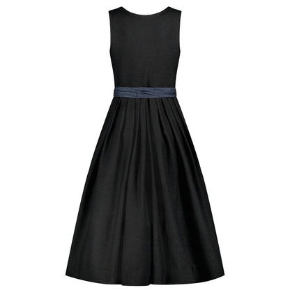 Premium Black Blue Dirndl