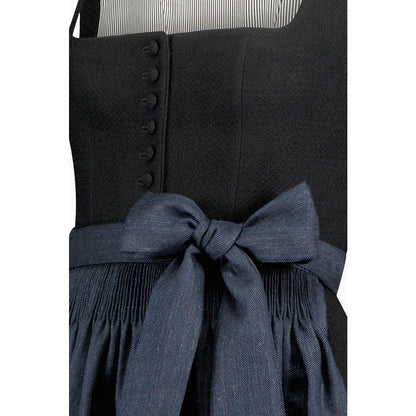 Premium Black Blue Dirndl