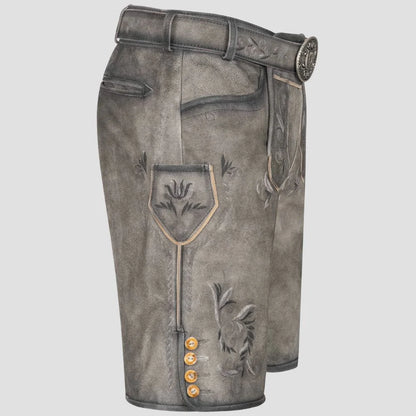 Bavarian Grey Lederhosen