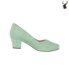 Load image into Gallery viewer, PREMIUM WOMEN DIRNDL PUMPS MINT
