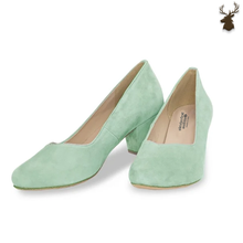 Load image into Gallery viewer, PREMIUM WOMEN DIRNDL PUMPS MINT
