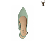Premium Women Dirndl Slingback Pumps Mint