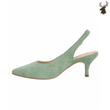 Premium Women Dirndl Slingback Pumps Mint