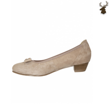 Load image into Gallery viewer, PREMIUM WOMEN OKTOBERFEST BALLERINA PUMPS LIGHT BROWN
