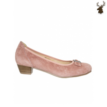 Load image into Gallery viewer, PREMIUM WOMEN OKTOBERFEST BALLERINA PUMPS OLD PINK
