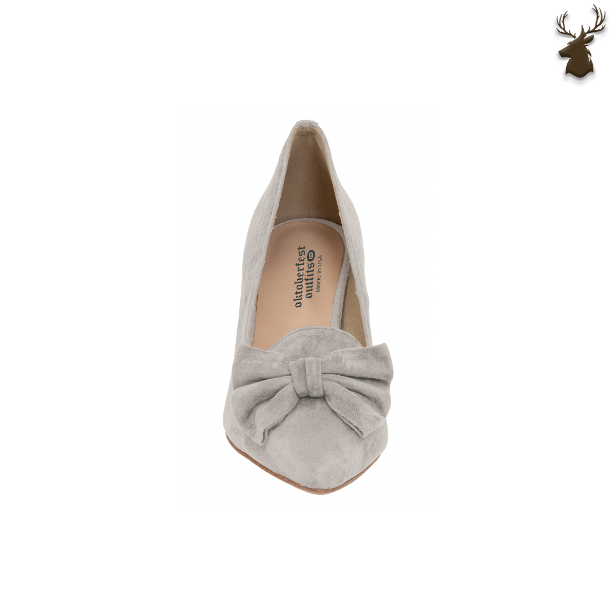 PREMIUM WOMEN OKTOBERFEST COURT SHOES GREY