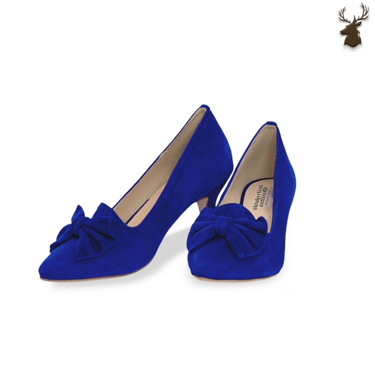 Premium Women Oktoberfest Court Shoes Royal Blue