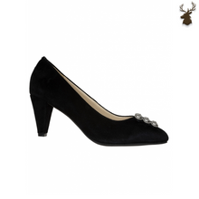 Load image into Gallery viewer, PREMIUM WOMEN OKTOBERFEST PUMPS BLACK
