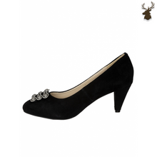 Load image into Gallery viewer, PREMIUM WOMEN OKTOBERFEST PUMPS BLACK
