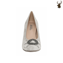 Load image into Gallery viewer, PREMIUM WOMEN OKTOBERFEST PUMPS GREY
