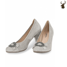 Load image into Gallery viewer, PREMIUM WOMEN OKTOBERFEST PUMPS GREY
