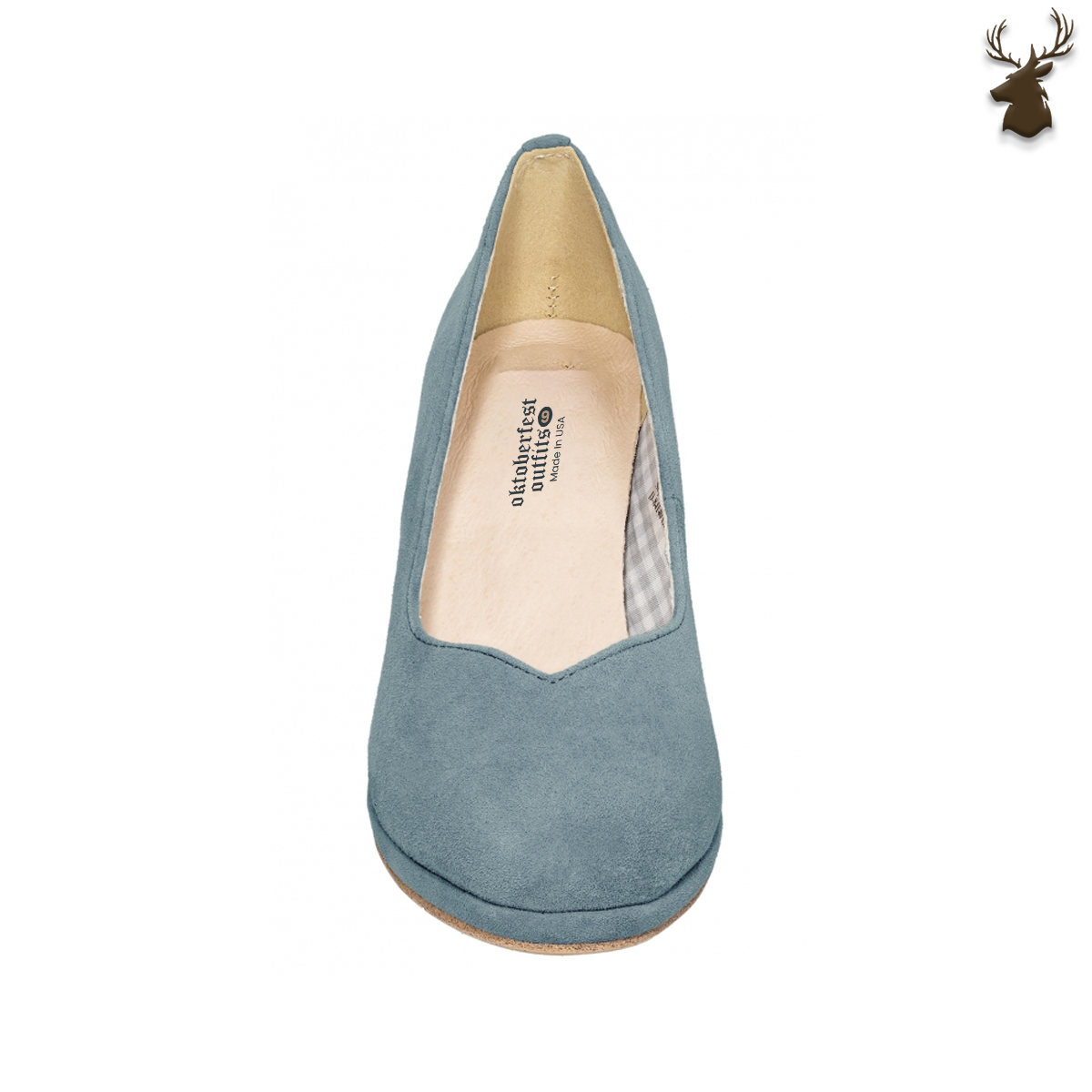 PREMIUM WOMEN OKTOBERFEST PUMPS LICHT BLUE