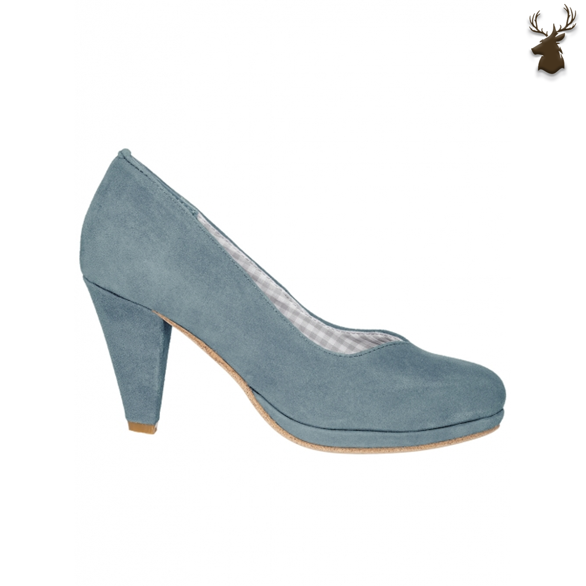 Premium Women Oktoberfest Pumps Licht Blue