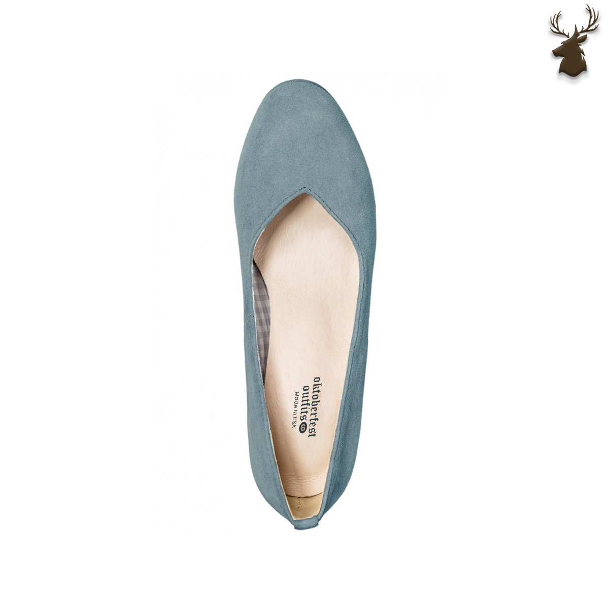 Premium Women Oktoberfest Pumps Licht Blue