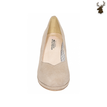 Load image into Gallery viewer, PREMIUM WOMEN OKTOBERFEST PUMPS TAUPE
