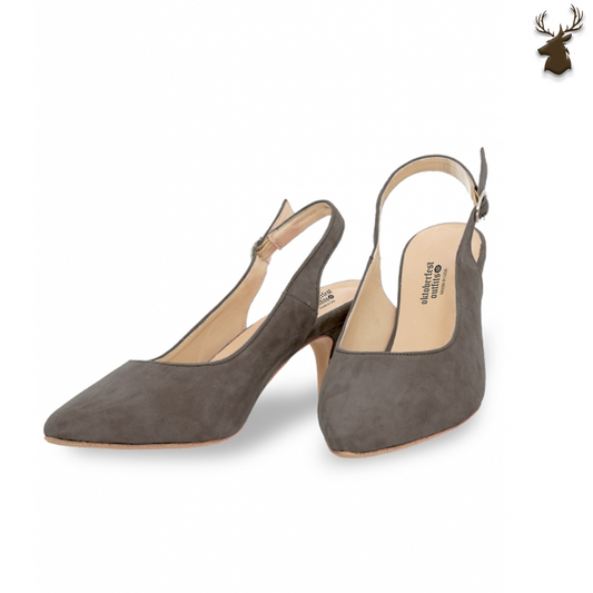 PREMIUM WOMEN OKTOBERFEST SLINGBACK PUMPS ANTHRACIT