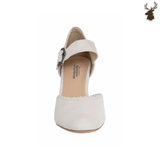 Premium Women Oktoberfest Strap D'orsay Shoes Creme