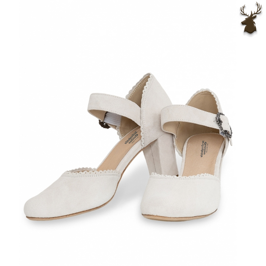 PREMIUM WOMEN OKTOBERFEST STRAP D'ORSAY SHOES CREME