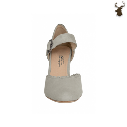 PREMIUM WOMEN OKTOBERFEST STRAP D'ORSAY SHOES GREY