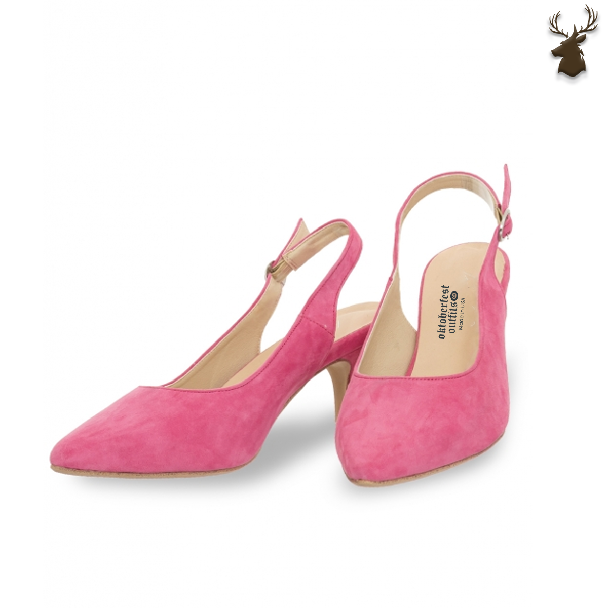 PREMIUM WOMEN SLINGBACK PUMPS PINK