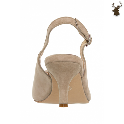 PREMIUM WOMEN SLINGBACK PUMPS TAUPE