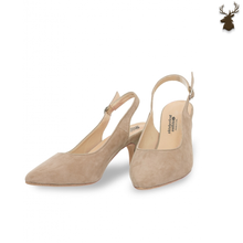 Load image into Gallery viewer, PREMIUM WOMEN SLINGBACK PUMPS TAUPE
