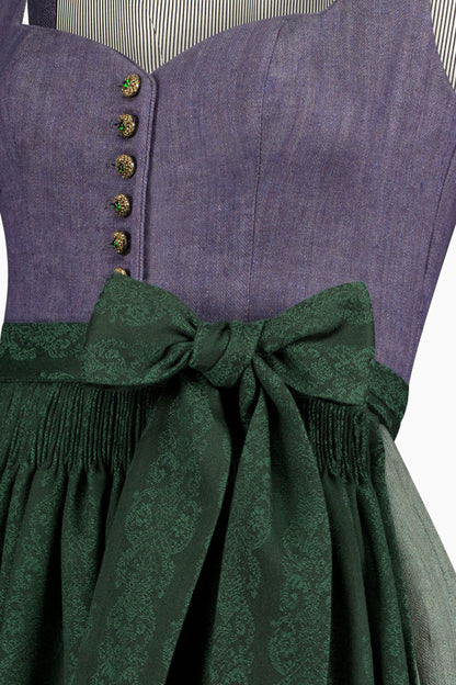 Purple Green Dirndl