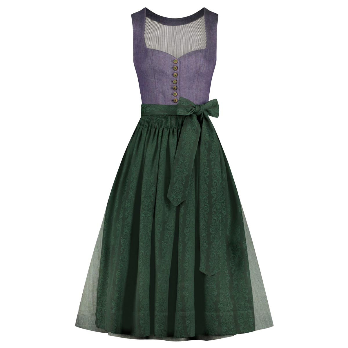 Purple Green Dirndl