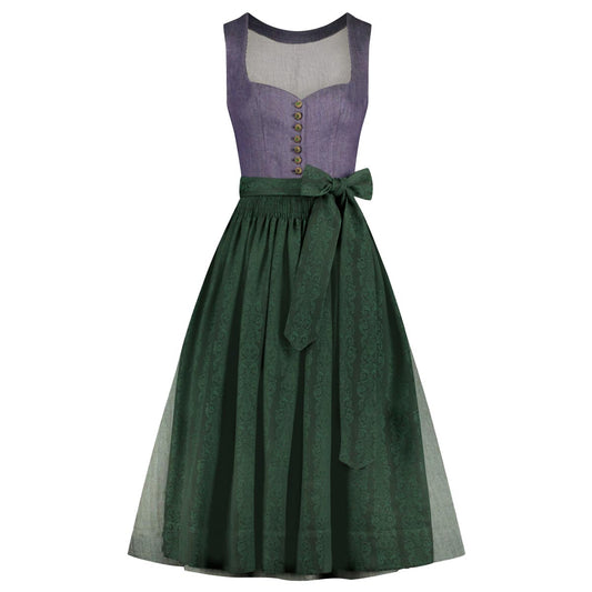 Purple Green Dirndl