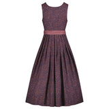 Purple Taupe Dirndl