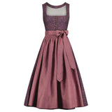 Purple Taupe Dirndl