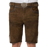 Slim Fit Brown Lederhosen