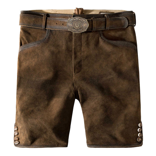Slim Fit Brown Lederhosen