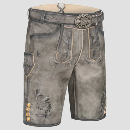 Bavarian Grey Lederhosen