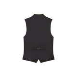 Black vest on a white background