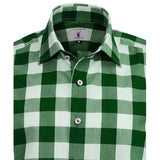 Large Green Checkered Shirt