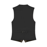 Black vest on a white background