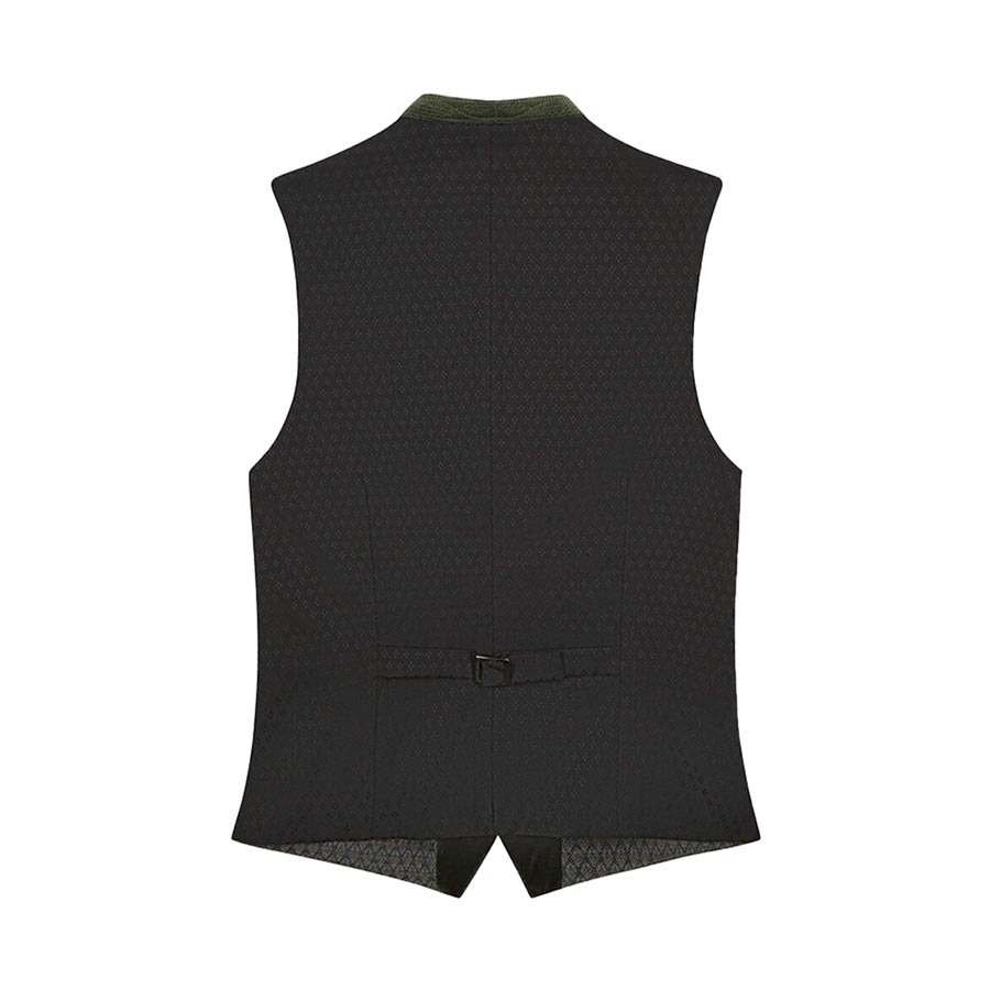 Trachten Vest Charcoal Brown