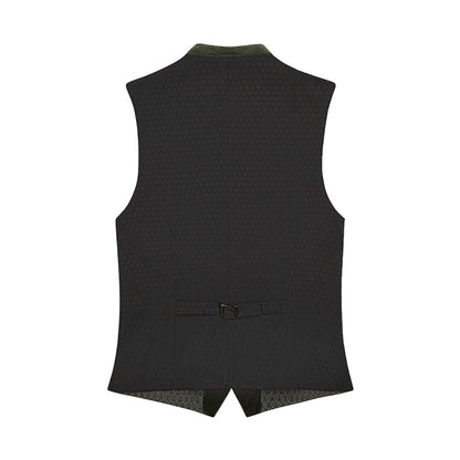 Trachten Vest Charcoal Brown