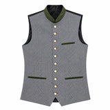 Trachten Vest Fancy Grey