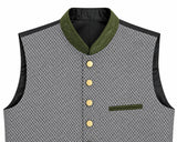 Trachten Vest Fancy Grey