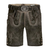 Lederhosen Grey Brown