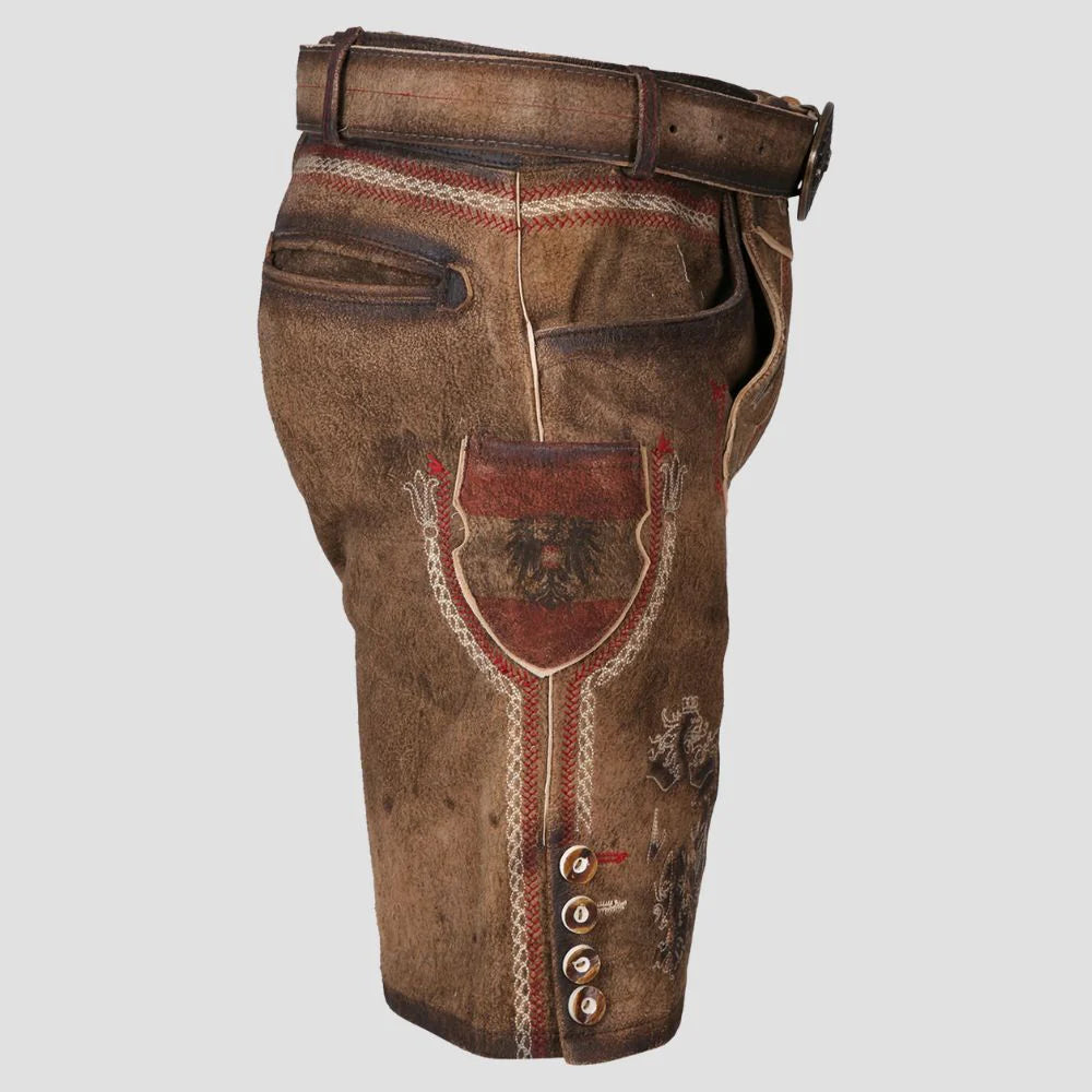 Coffee Brown Lederhosen