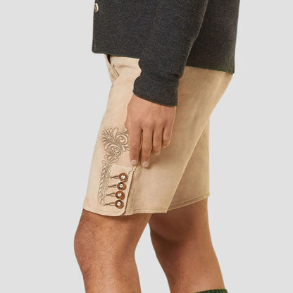 Alpine Beige Lederhosen