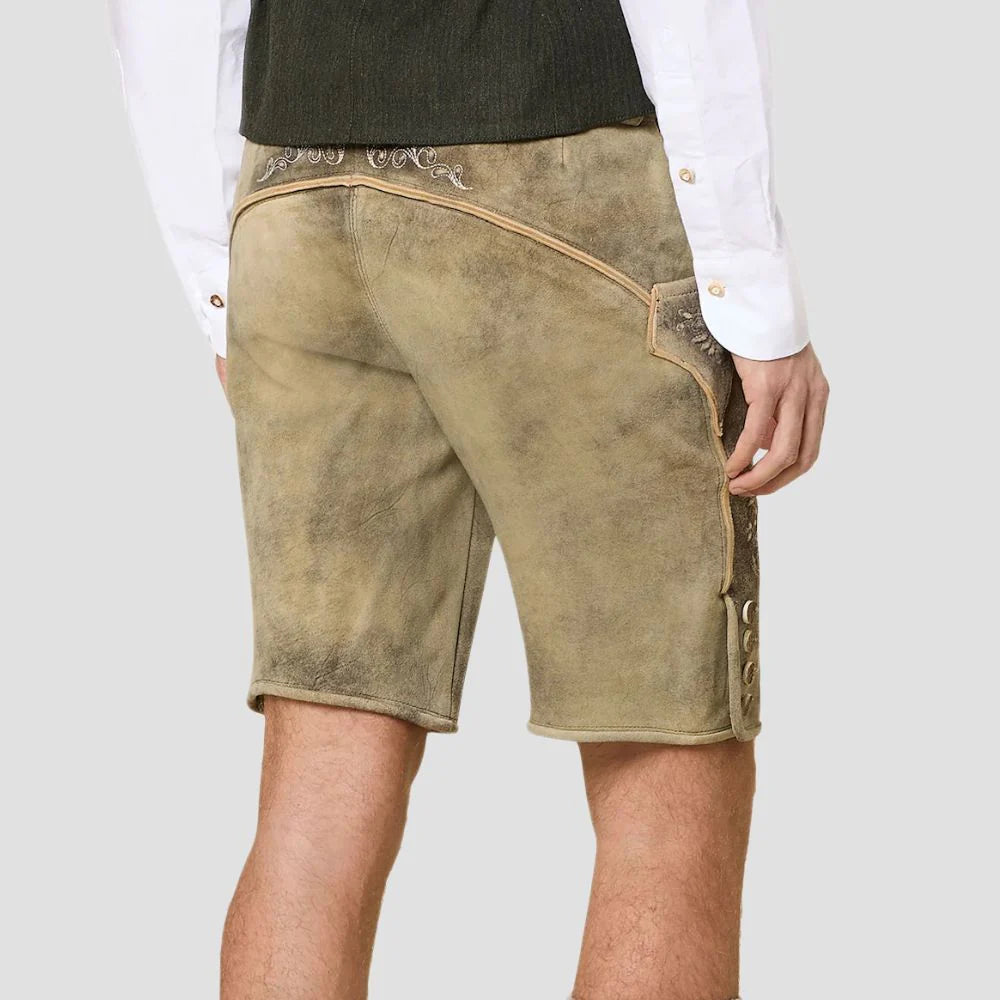 Traditional Brown Lederhosen
